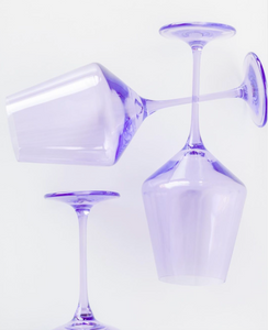 Lavender Estelle Stemmed Wine Glass