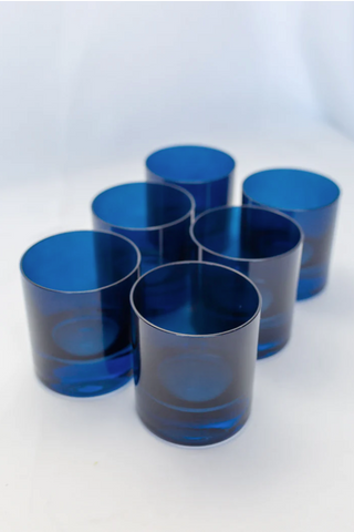 Midnight Blue Estelle Colored Rocks Glass