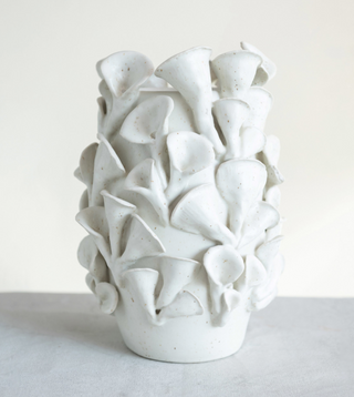 Handmade Stoneware Organic Sculpted Vase