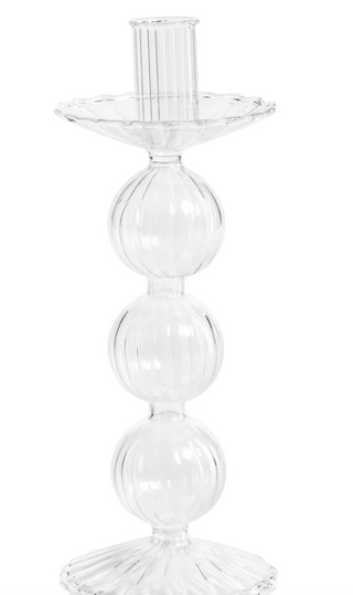 Luisa Glass Taper Candleholder