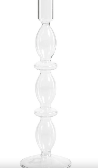 Sirena Glass Taper Candleholder