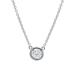 Bezel Solitaire Necklace