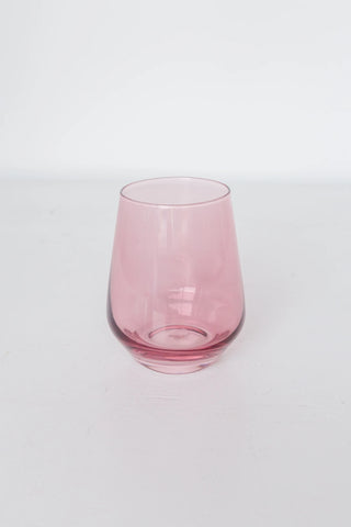 Rose Estelle Stemless Wine Glass