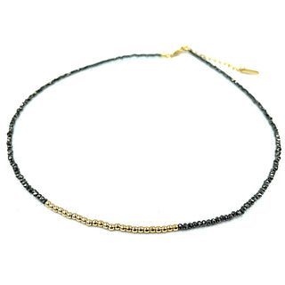 Karma Gold Filled + Pyrite Necklace