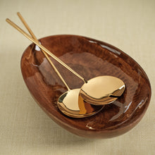 Dainty Polished Gold Server Set