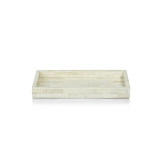 Maha White Bone Inlay Tray