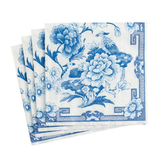 Blue and White Paper Napkin