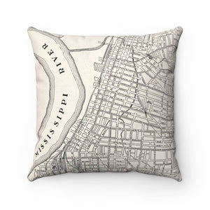 Daisy Mae Designs - Memphis Tennessee Map Pillow