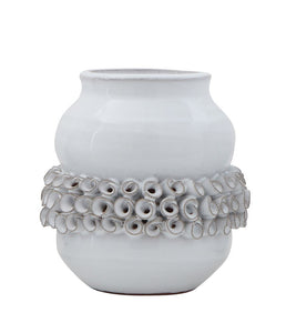 White Terra-Cotta Vase