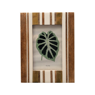 Resin Striped Photo Frame