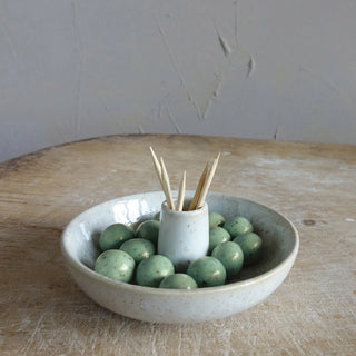 Stoneware Glazed Dish