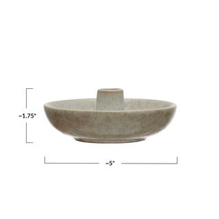 Stoneware Glazed Dish