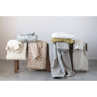 Woven Cotton Jacquard Bed Cover Set