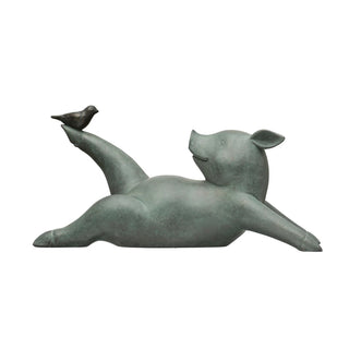 Resin Yoga Pig