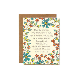 Jesus Paid It All Greeting Card