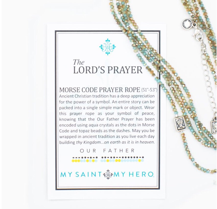 Lord's Prayer Morse Code Prayer Rope