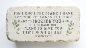 Stone Art - Jeremiah 29:11
