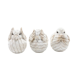 Hear No Evil, See No Evil, Speak No Evil Birds - Set of 3