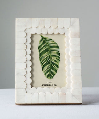 Bone Colored Photo Frame