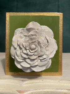 "Bare Clothed" Clay Flower