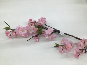 36" pink cherry blossom spray