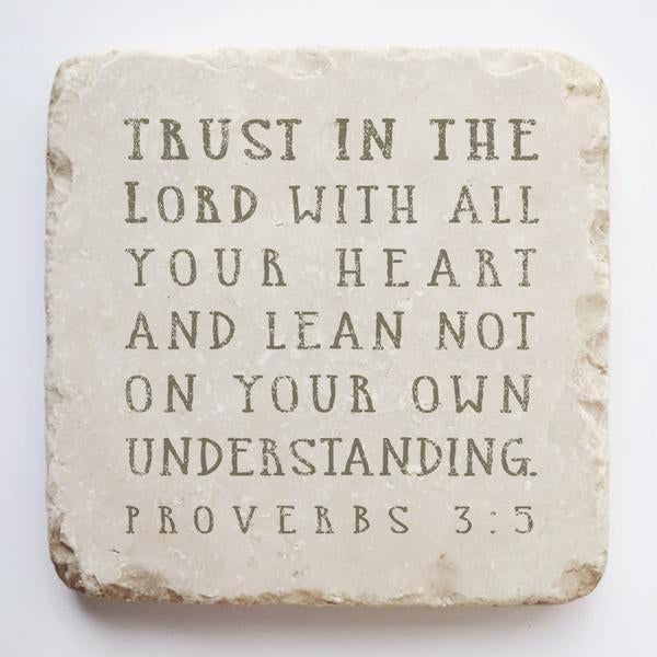 Stone Art - Proverbs 3:5
