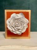 "Bare Clothed" Clay Flower