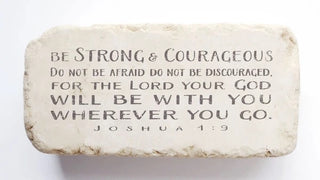 Stone Art - Joshua 1:9