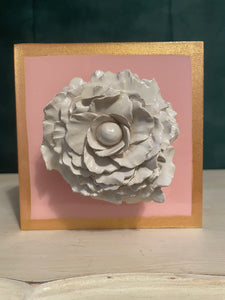 "Bare Clothed" Clay Flower