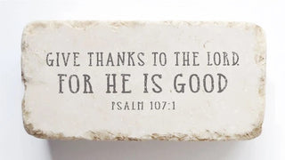 Stone Art - Psalm 107:1