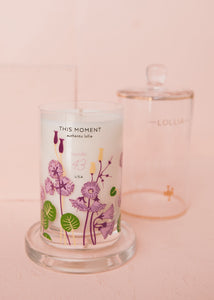 This Moment Glass Candle with Cloche