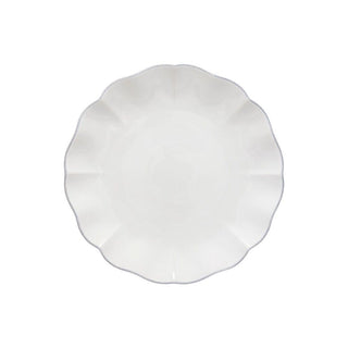 Rosa White Dinner Plate