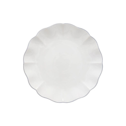 Rosa White Dinner Plate