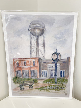 "Collierville Town" Print