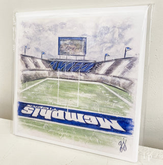 Memphis Stadium Note Cards