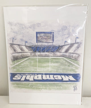 Memphis Stadium Print