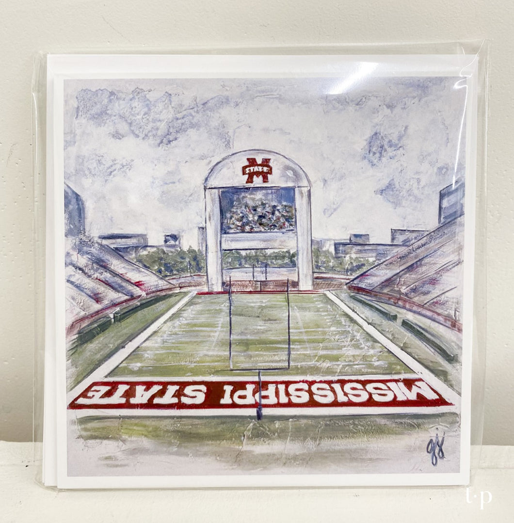 Mississippi State Stadium Note Cards