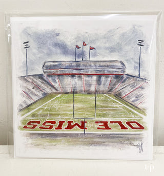 Ole Miss Stadium Note Cards