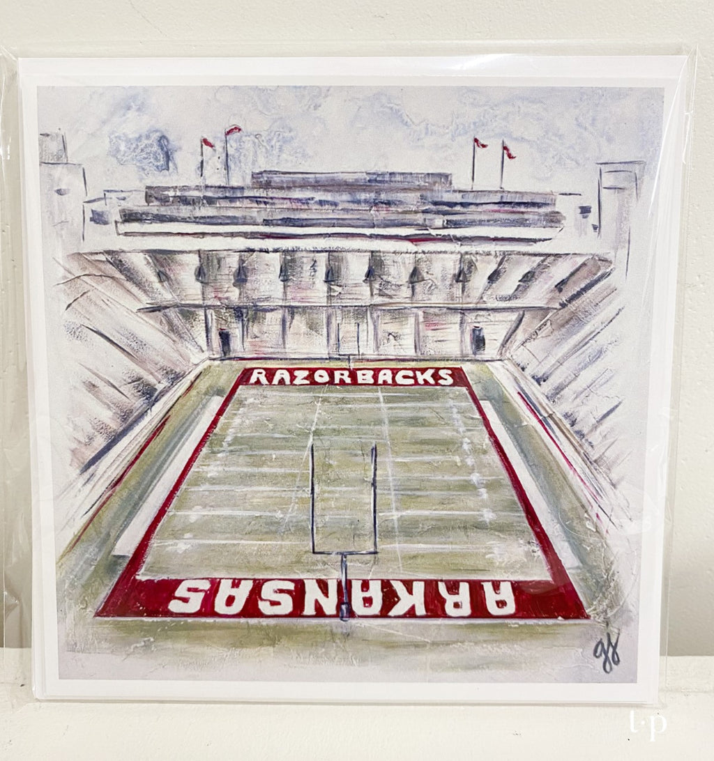 Arkansas Stadium Note Cards – The Truffle Pig
